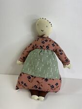 Muñeca de tela vintage hecha a mano arte popular estilo rural 14" segunda mano  Embacar hacia Mexico