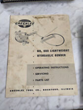 Greenlee 880 lightweight for sale  USA