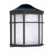 Lanterna de parede Nuvo One luz acabamento preto com lente acrílica (nova caixa danificada), usado comprar usado  Enviando para Brazil