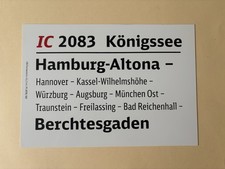 Zuglaufschild 2083 königssee gebraucht kaufen  Coburg