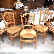 Chaises paille eme d'occasion  Paris IX