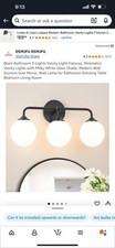 Black bathroom lights for sale  Burbank