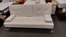 White faux leather for sale  BIRMINGHAM