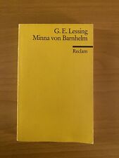 Minna barnhelm gotthold gebraucht kaufen  Wilhelmshaven