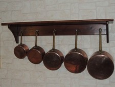 Lot casseroles cuivre d'occasion  Sedan