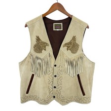 Canelo leather vest for sale  Cypress