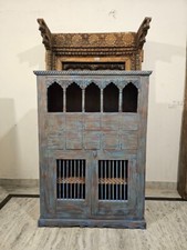 Antigo Almirah de Madeira com 5 Gavetas - Antigo Armário de Armazenamento Rústico, Home Dec comprar usado  Enviando para Brazil