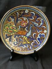 Antico Deruta Italia Oro Bizantino Mosaico Muro Piastra. Marchio Dietro comprar usado  Enviando para Brazil