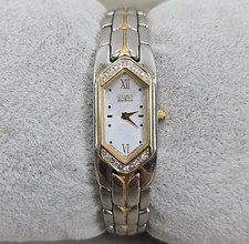 Citizen Eco-Drive relógio feminino retangular de dois tons mostrador esfregão diamante comprar usado  Enviando para Brazil