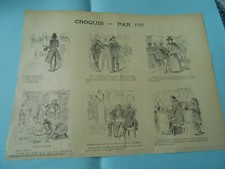 Gravure 1894 croquis d'occasion  La Verpillière