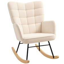 Homcom wingback rocking for sale  GREENFORD