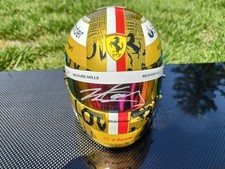 Charles Leclerc signed 2022 Ferrari Singapore GP F1 mini helmet 1:2 Bell 4100374 comprar usado  Enviando para Brazil