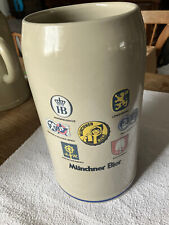 Liter bierkrug münchner gebraucht kaufen  Rohrenfels