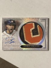 2020 Topps Five Star George Springer 2/5 Auto Dirt Patch Houson Astros comprar usado  Enviando para Brazil