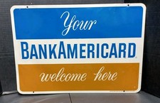 Vintage bankamericard welcome for sale  Columbus