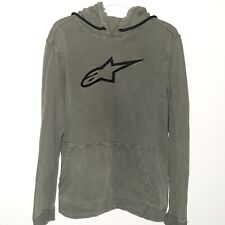 Usado, Pulôver com capuz vintage Y2K Alpinestars manga longa masculino tamanho médio verde comprar usado  Enviando para Brazil