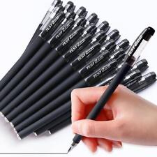 1X Caneta Gel Preta Água Fosco Completa 0,5 Canetas Escrita Papelaria Abastecimento Escritório comprar usado  Enviando para Brazil