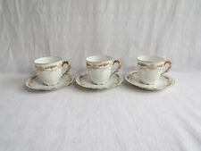 Tasses soucoupes porcelaine d'occasion  Bruay-sur-l'Escaut