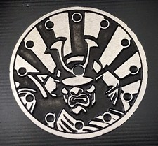 Samurai Ø 28,5 mm - mostrador de relógio feito à mão - gravado - aço inoxidável comprar usado  Enviando para Brazil