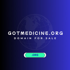 Usado, nome de domínio gotmedicine.org para clínica médica, bem-estar ou marca de telessaúde comprar usado  Enviando para Brazil