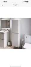 White gloss wall for sale  LIVERPOOL