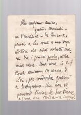 Lettera gabriele annunzio usato  Roma