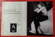 Publicite presse lingerie d'occasion  Le Portel