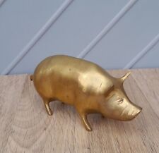 Vintage brass pig for sale  KETTERING