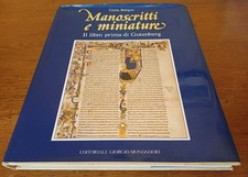 Manoscritti miniature libro usato  Italia