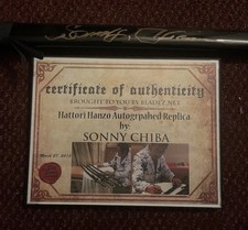 Sonny chiba signed for sale  Hollywood