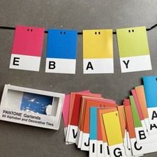 Pantone swatch bunting for sale Pantone swatch bunting for sale  LONDON