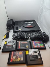 Lote de 5 juegos y 2 mandos de consola de juegos Sega Genesis 1601 ver descripción segunda mano  Embacar hacia Mexico