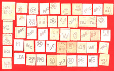 Perfin stamps used for sale  New Berlin