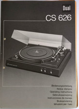 Bedienungsanleitung dual 626 gebraucht kaufen  Niederaula
