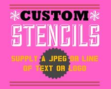 Design personalizado ou logotipo estêncil A4 - personalizado, usado comprar usado  Enviando para Brazil