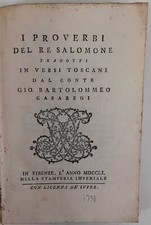 Proverbi del salomone usato  Cambiago
