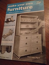 DIY MCM mid Century FURNITURE Vintage Make Your Own 1954 PLANS AWESOME craft 50s comprar usado  Enviando para Brazil