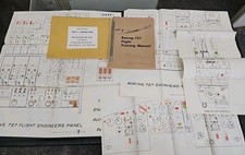 1965 American Airlines Boeing 727 manual de treinamento de voo, painel do cockpit - piloto comprar usado  Enviando para Brazil