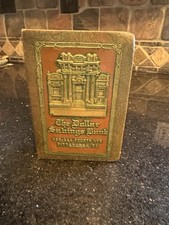 Cofre de metal vintage para banco de poupança de dólares – Pittsburgh, PA – década de 1920 comprar usado  Enviando para Brazil