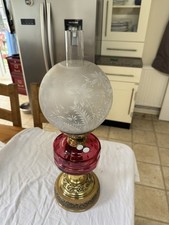 Victorian oil lamp for sale  HAYWARDS HEATH