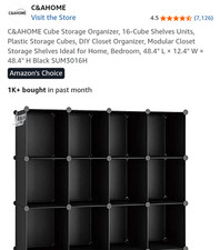 Cube storage organizer for sale  Austin