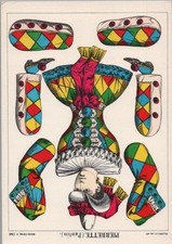 Cartão postal vintage francês boneca de papel jumping jack Pierette cromado continental comprar usado  Enviando para Brazil