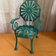 Boneca American Girl kit de metal verde bistrô pátio móveis cadeira kittredge comprar usado  Enviando para Brazil