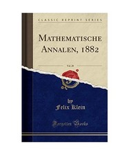 Mathematische annalen 1882 gebraucht kaufen  Trebbin
