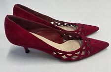 Bennett raspberry suede for sale  LONDON