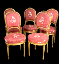 Serie chaises tapissés d'occasion  Varreddes
