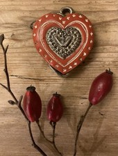 Pink heart pendant for sale  TARPORLEY