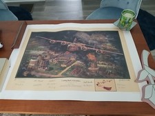Litografia "VOLTAR É SECUNDÁRIA" assinada por M. Wooten & Pilots Segunda Guerra Mundial B-24 , usado comprar usado  Enviando para Brazil