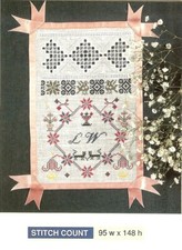 Scandinavian ribbon sampler for sale  Ontario