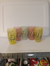 7 vintage colored glasses for sale 7 vintage colored glasses for sale Crookston